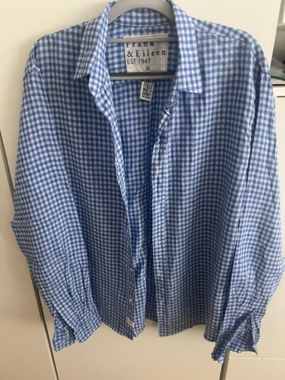 Frank & Eileen - 100% Linen - "Paul" shirt - Men's Medium NEW WITHOUT TAGS